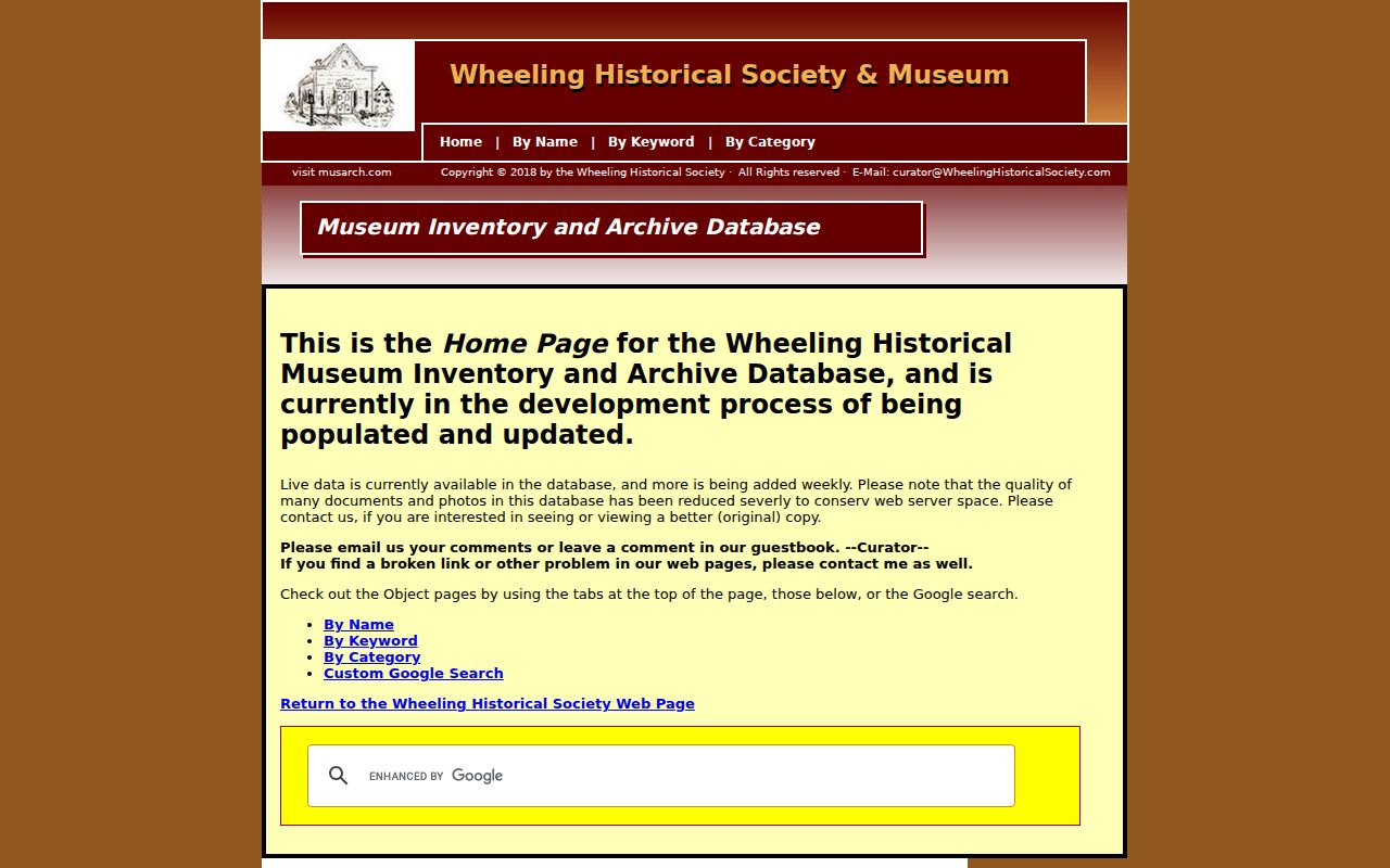 Wheeling previous residents local archive search